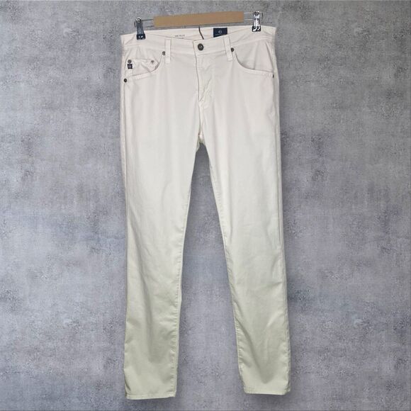 AG Jeans Adriano Goldschmied Pants Mens 32x32 Cream Tellis Modern Slim Preppy